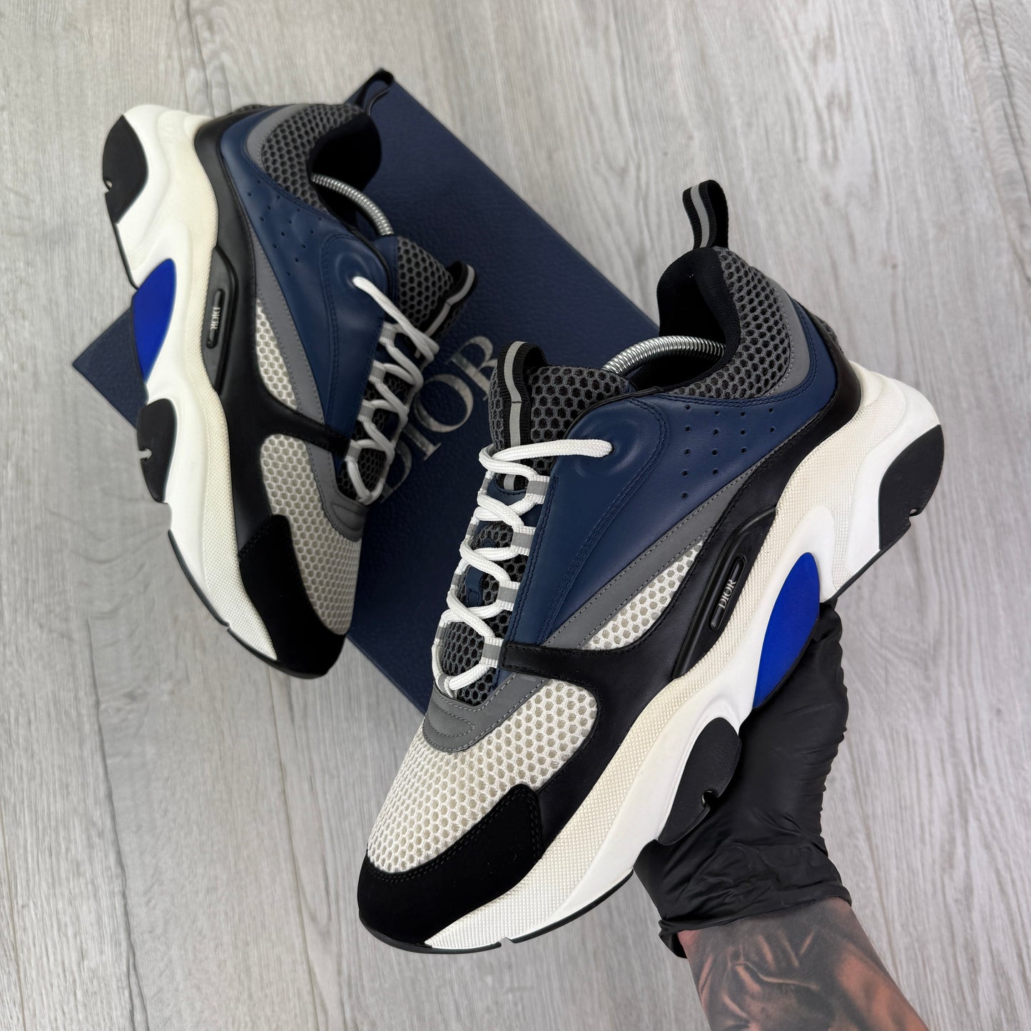 Dior B22 Men’s Navy Runners - 45 (Fit Uk 10/10.5)