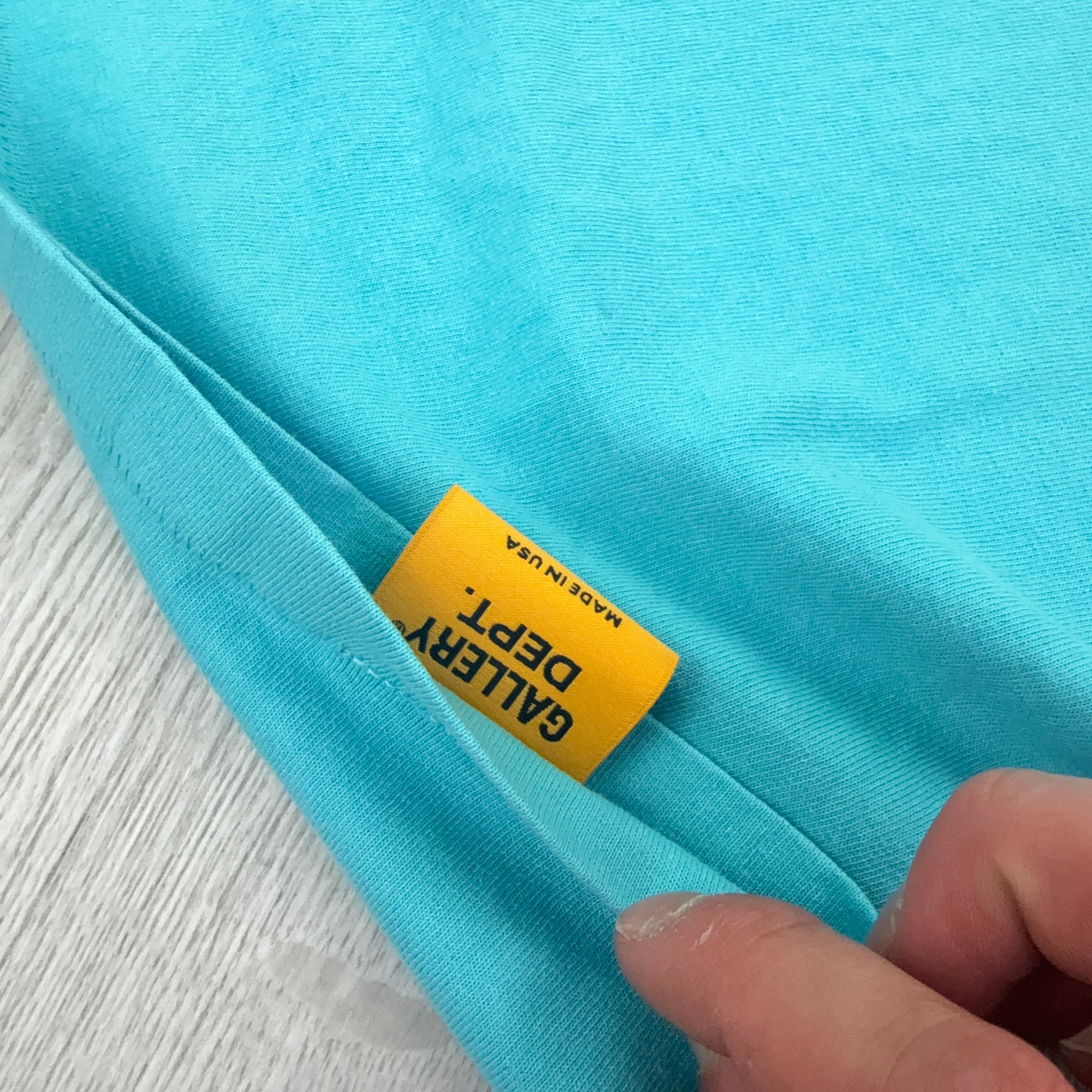 Gallery Dept Men’s Turquoise T-shirt