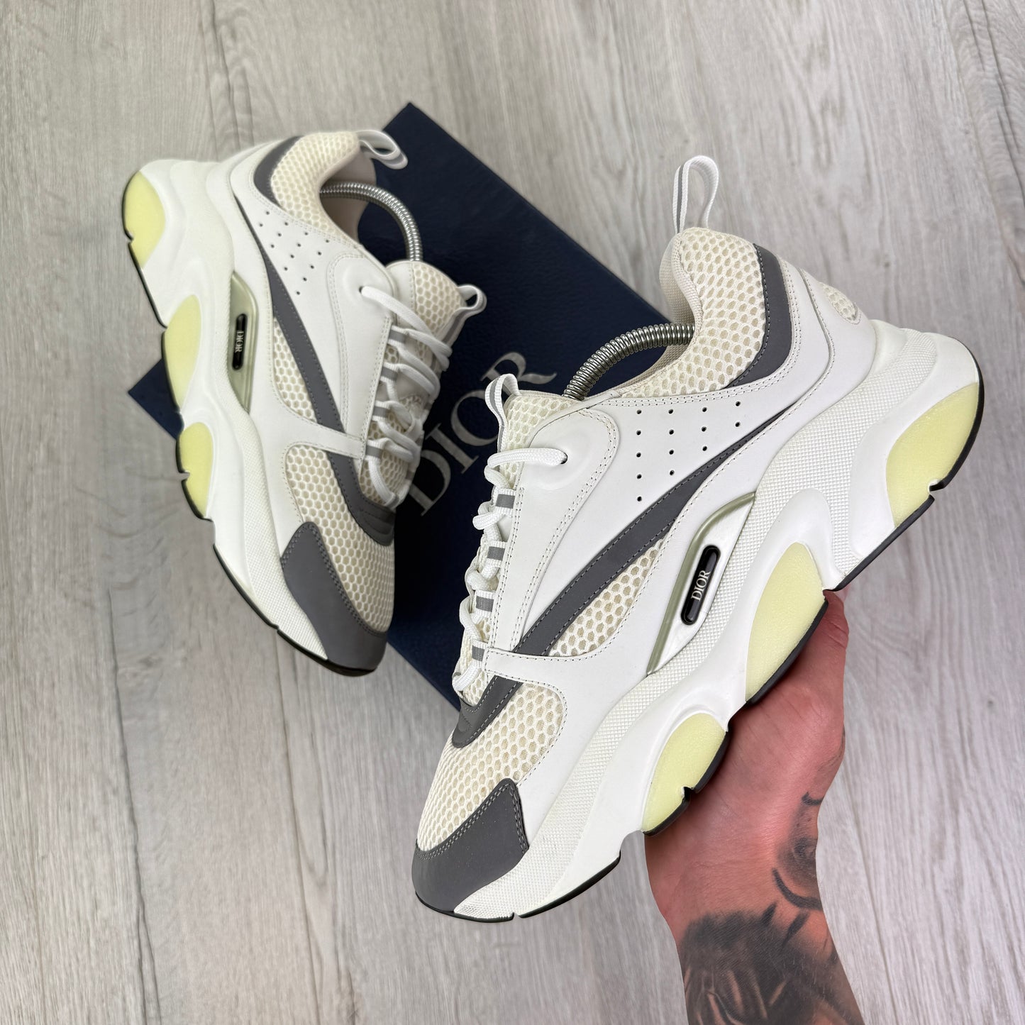 Dior B22 Men’s White Trainers - 44 (Uk 9/9.5)