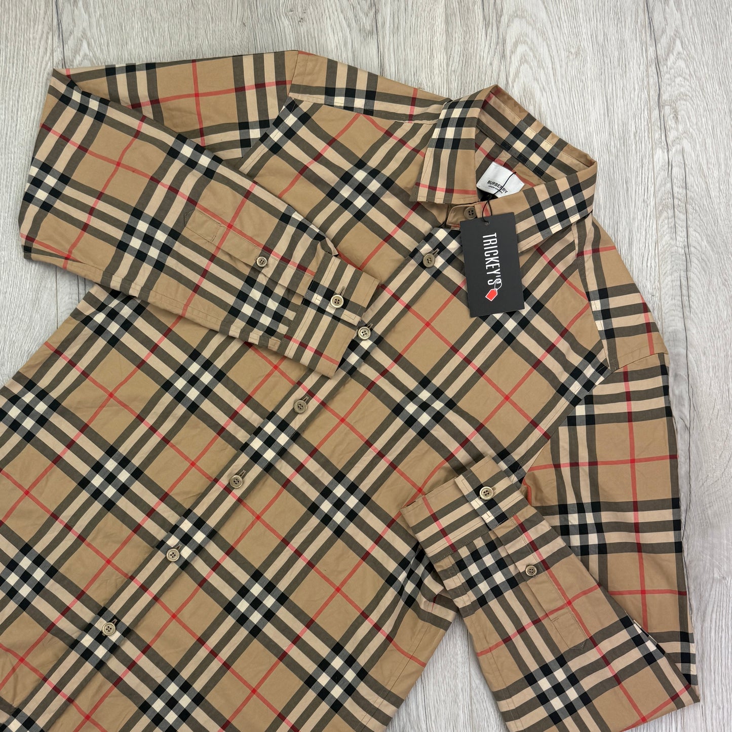 Burberry Men’s Button Up Longsleeve Shirt - Small