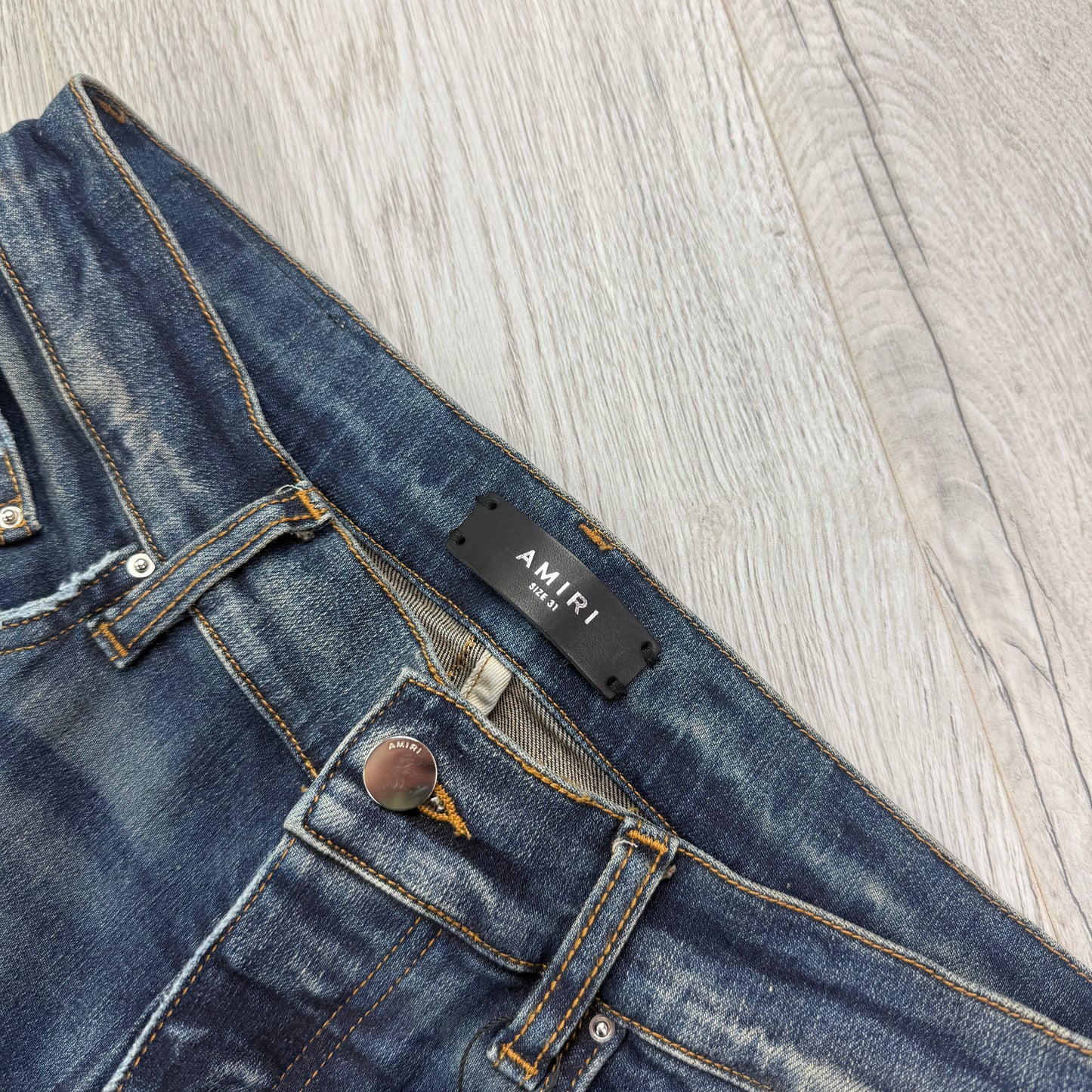 Amiri Men’s MX1 Distressed Jeans - Uk 31