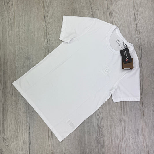 Burberry Men’s Embroidered B Logo T-shirt - XL