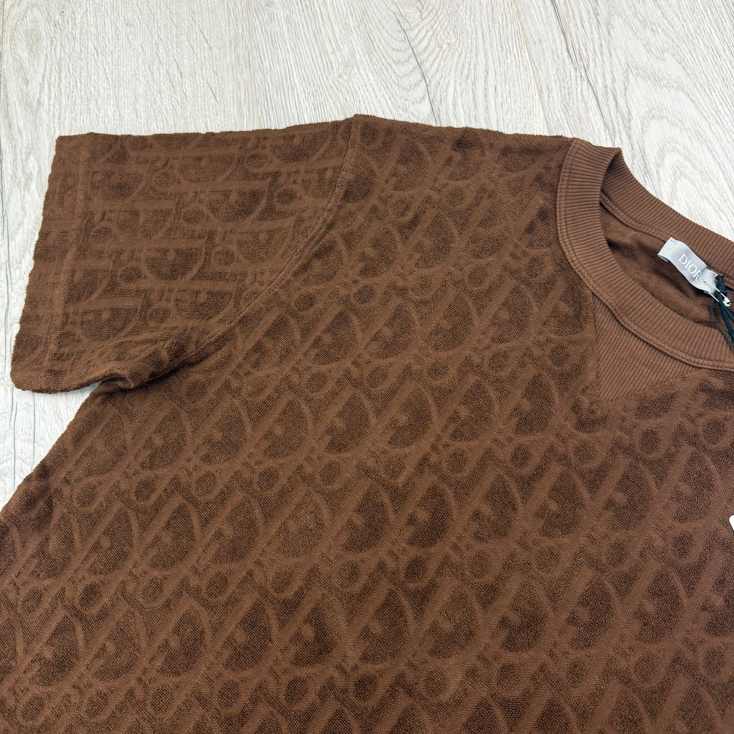 Christian Dior Men’s Brown Towel T-shirt - XS Oversized