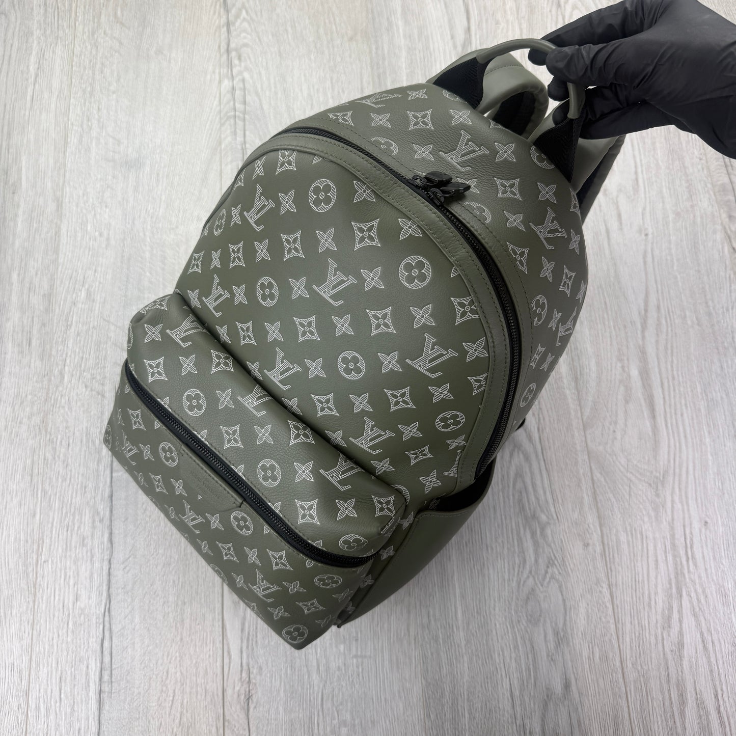 Louis Vuitton Men’s Olive / Khaki Discovery PM Backpack