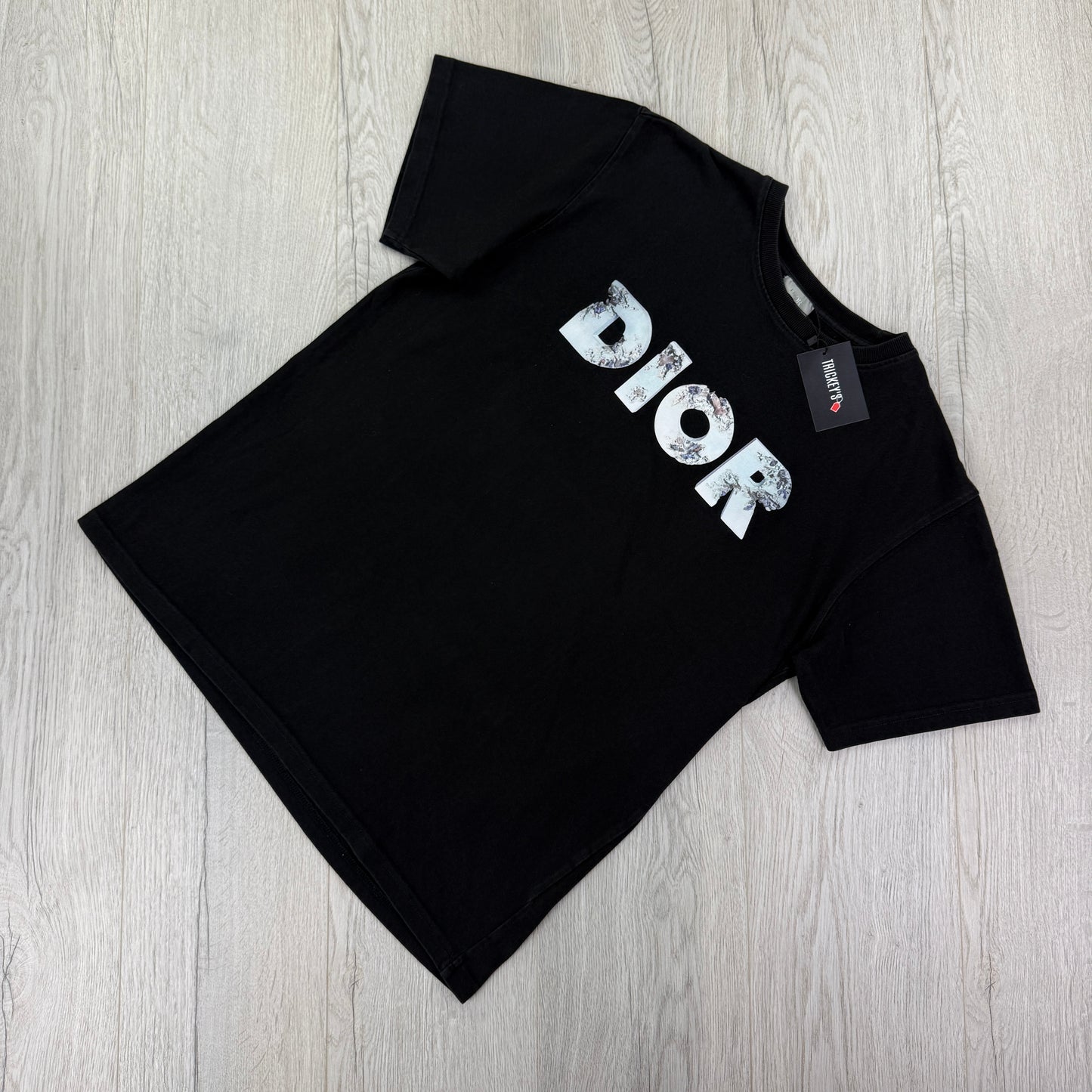 Dior Men’s Black Daniel Arsham T-shirt - Large