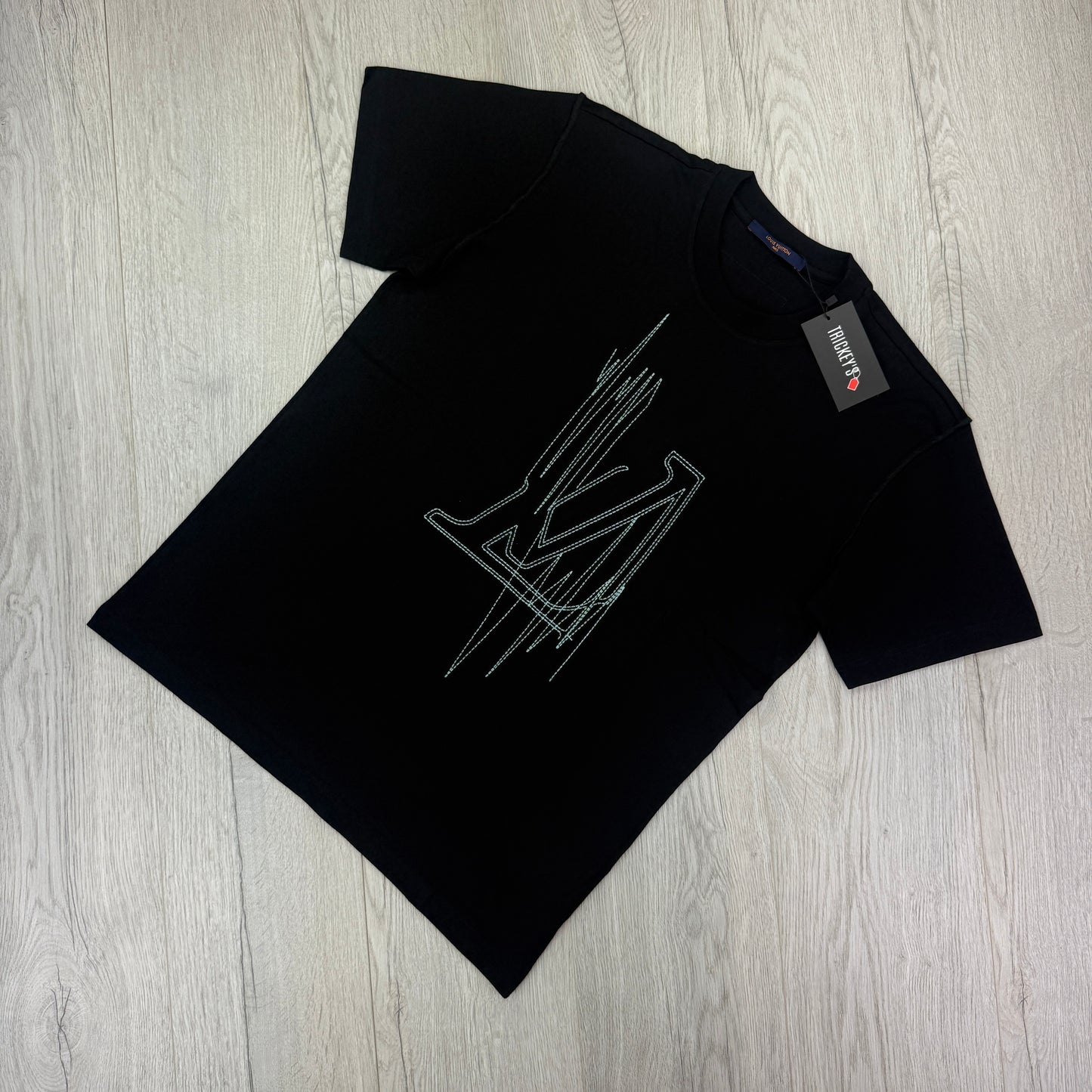 Louis Vuitton Men’s Black Frequency T-shirt - Small
