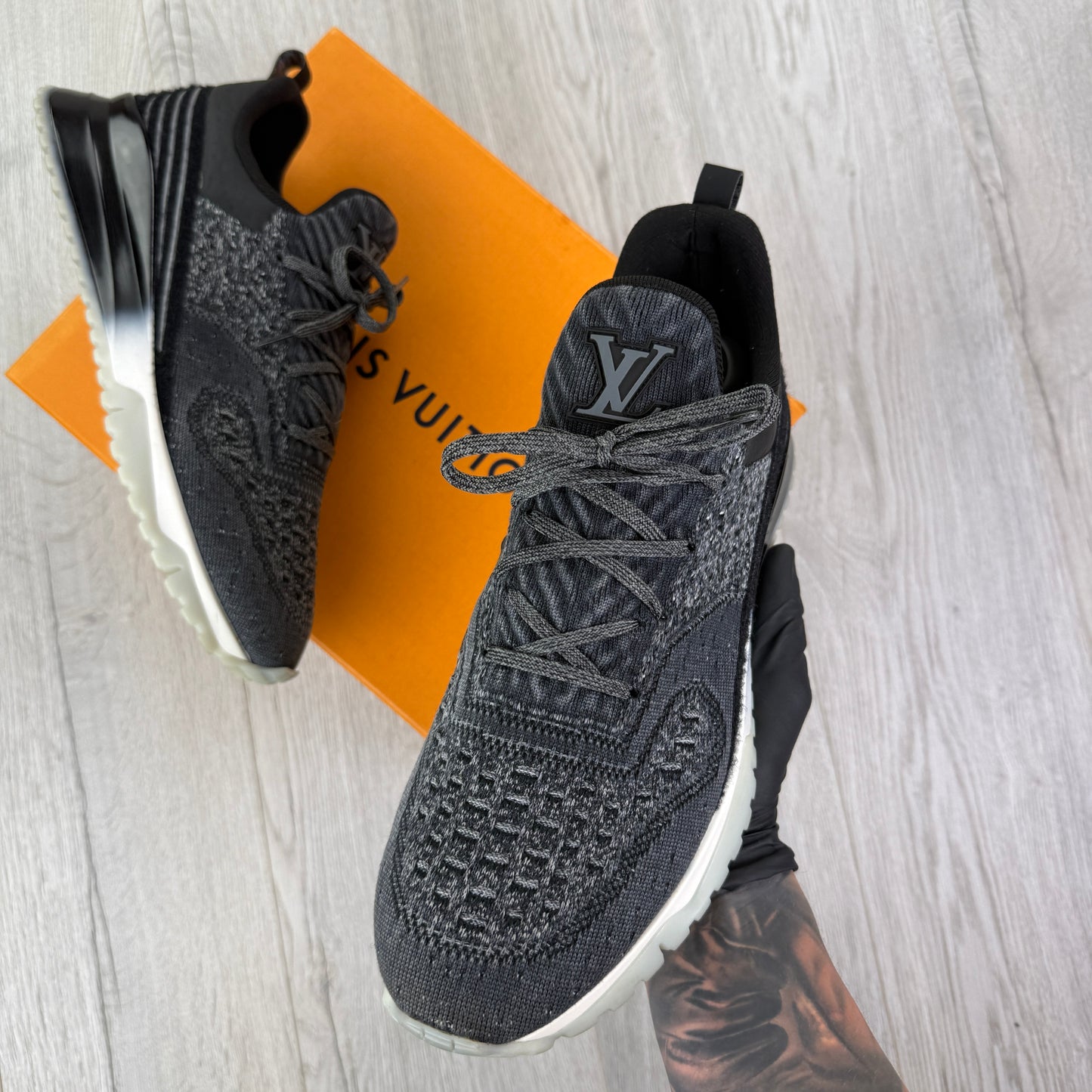 Louis Vuitton Men’s VNR Grey Trainers - Uk 10.5 (Fit 11/11.5)