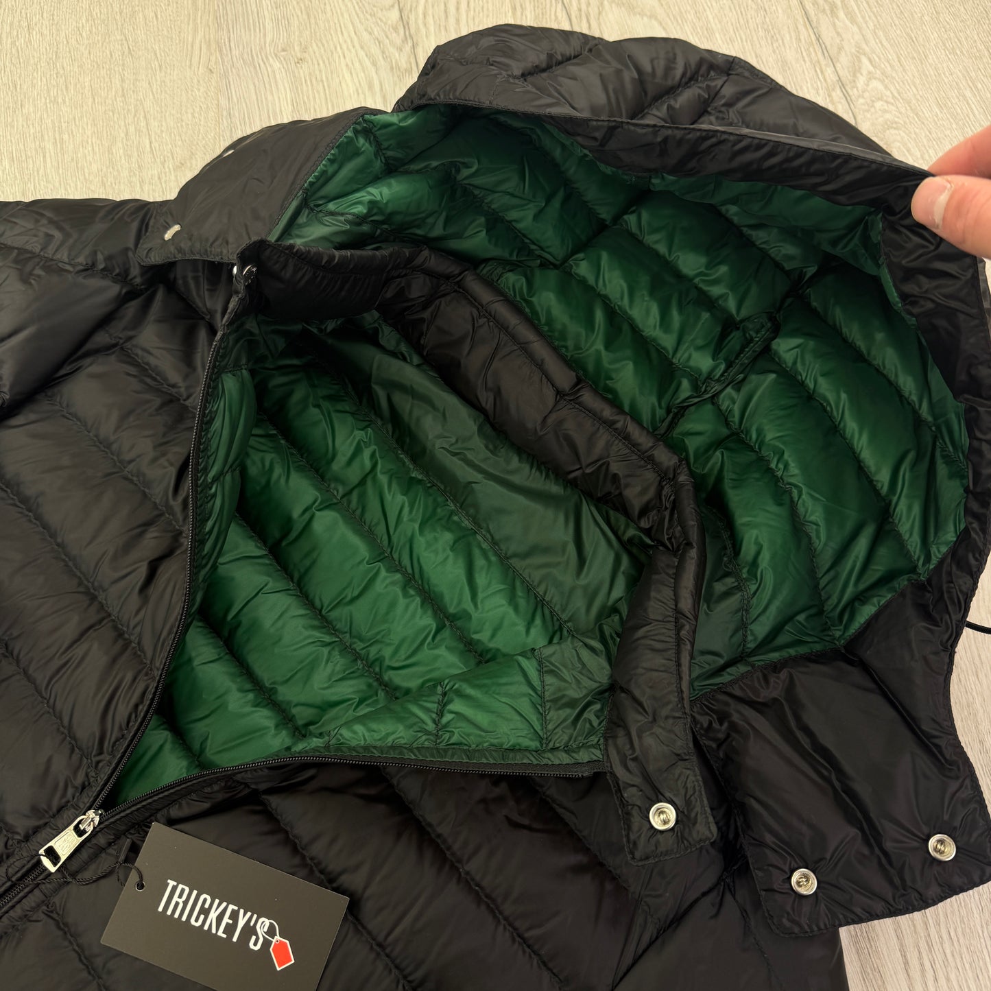 Moncler Men’s Black Vidal Zip-up Puffer Jacket - Size 4