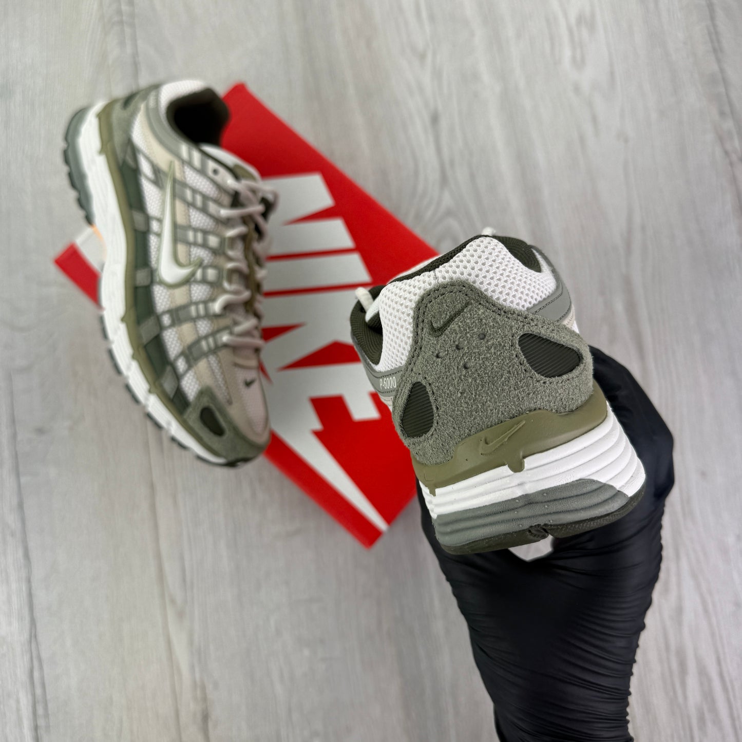 Nike Men’s P-6000 Phantom-Cargo Khaki Trainers