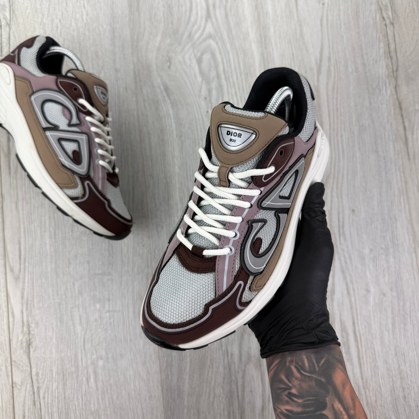 Dior B30 Men’s Burgundy Trainers - 40 (Fit Uk 6)