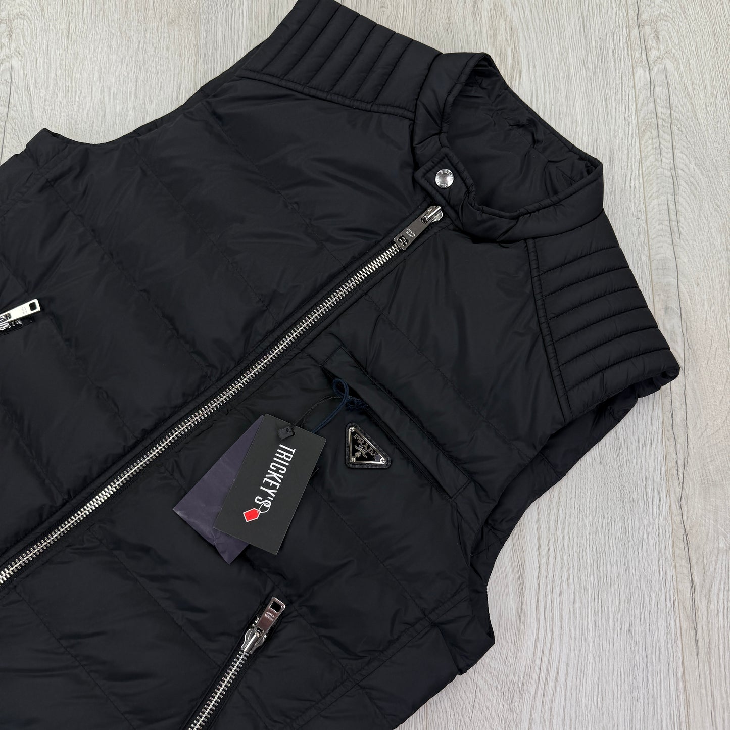 Prada Men’s Black Vest Gilet - 50