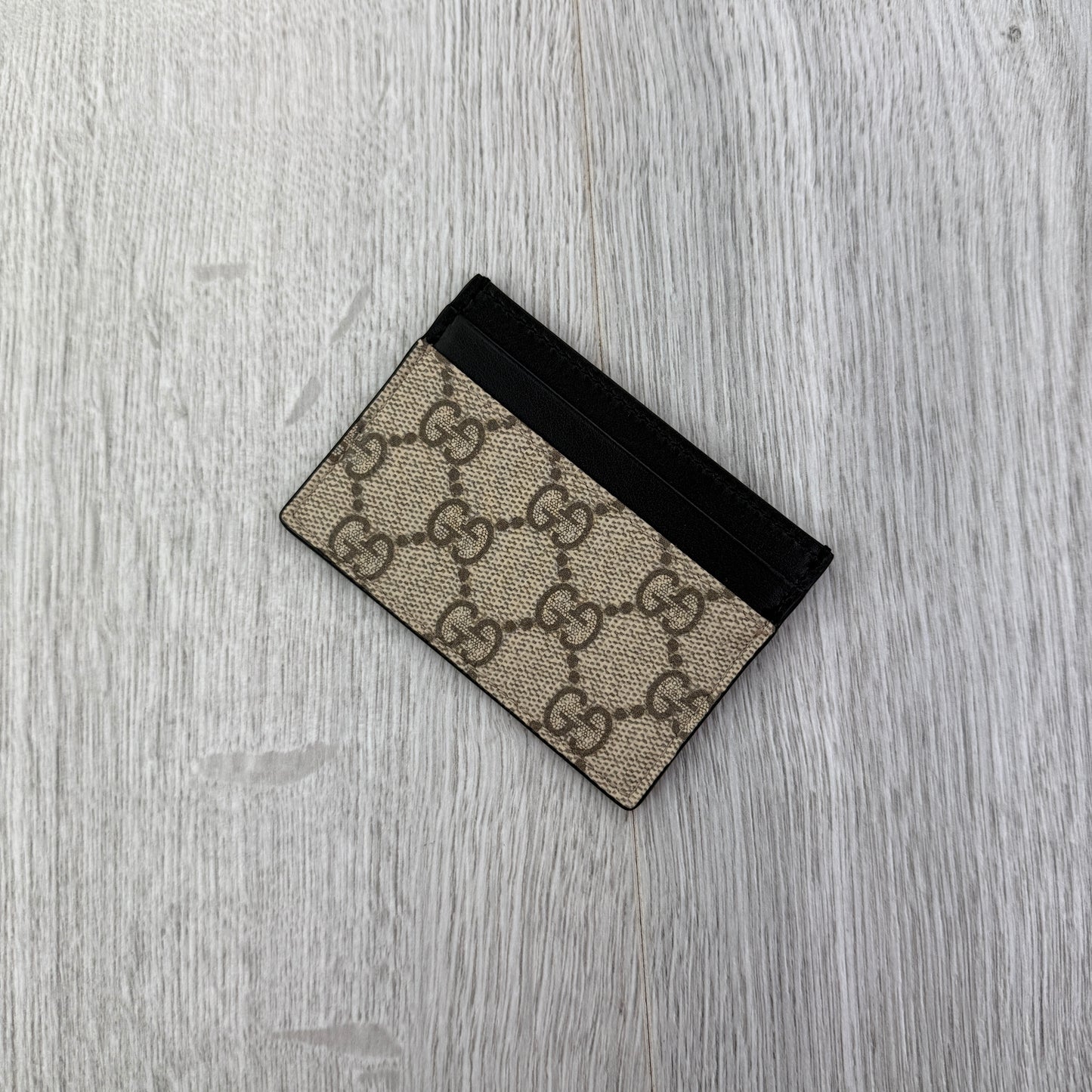 Gucci GG Interlocking Beige Card Holder