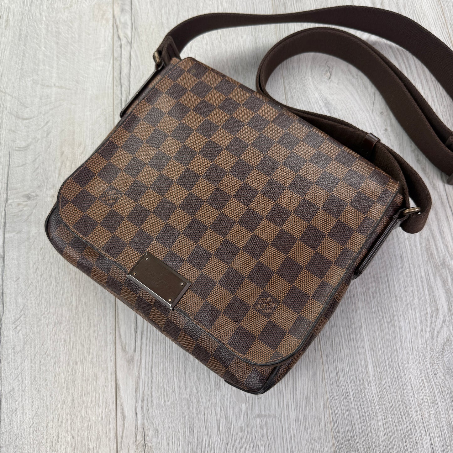Louis Vuitton Brown Damier Side Bag