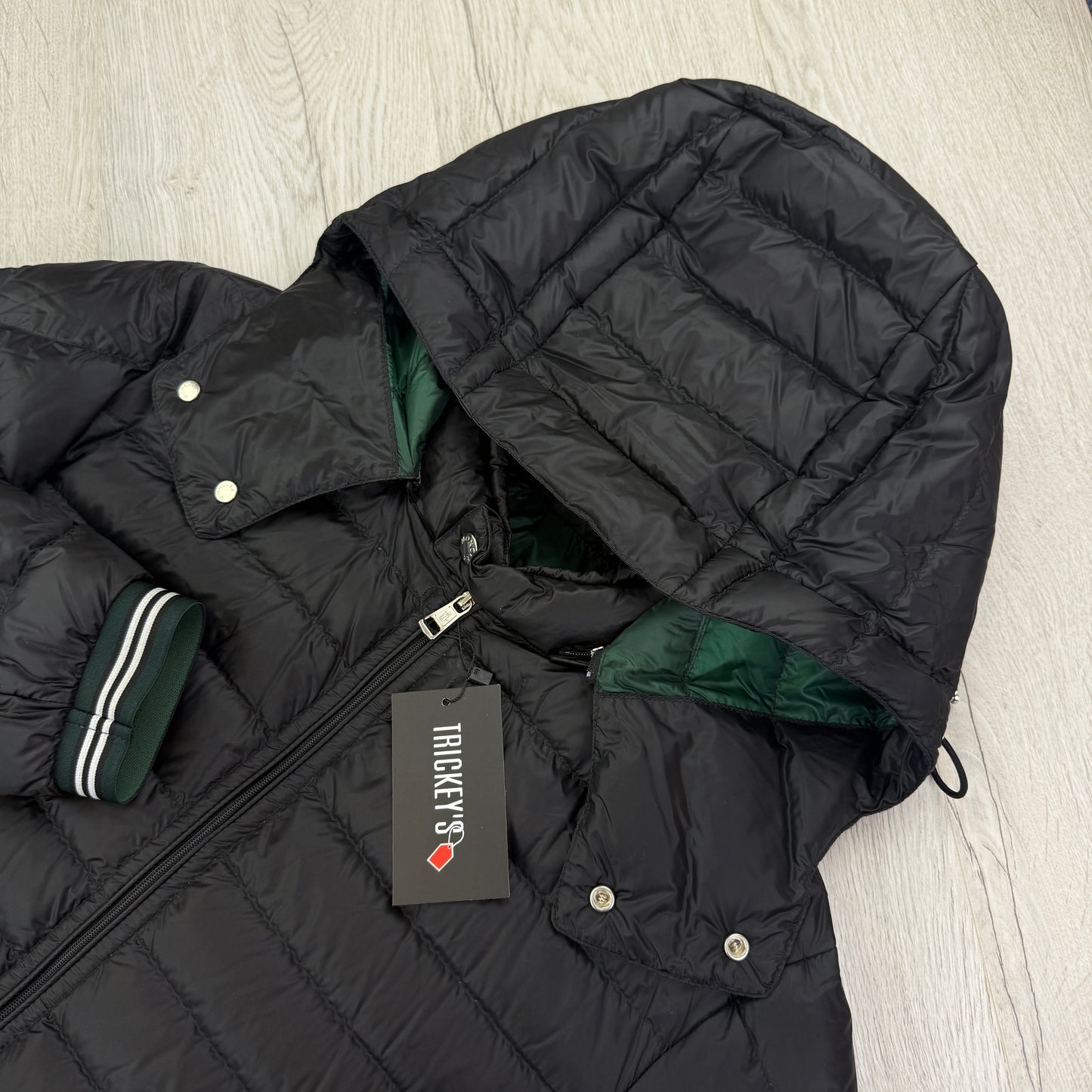 Moncler Men’s Black Vidal Zip-up Puffer Jacket - Size 4