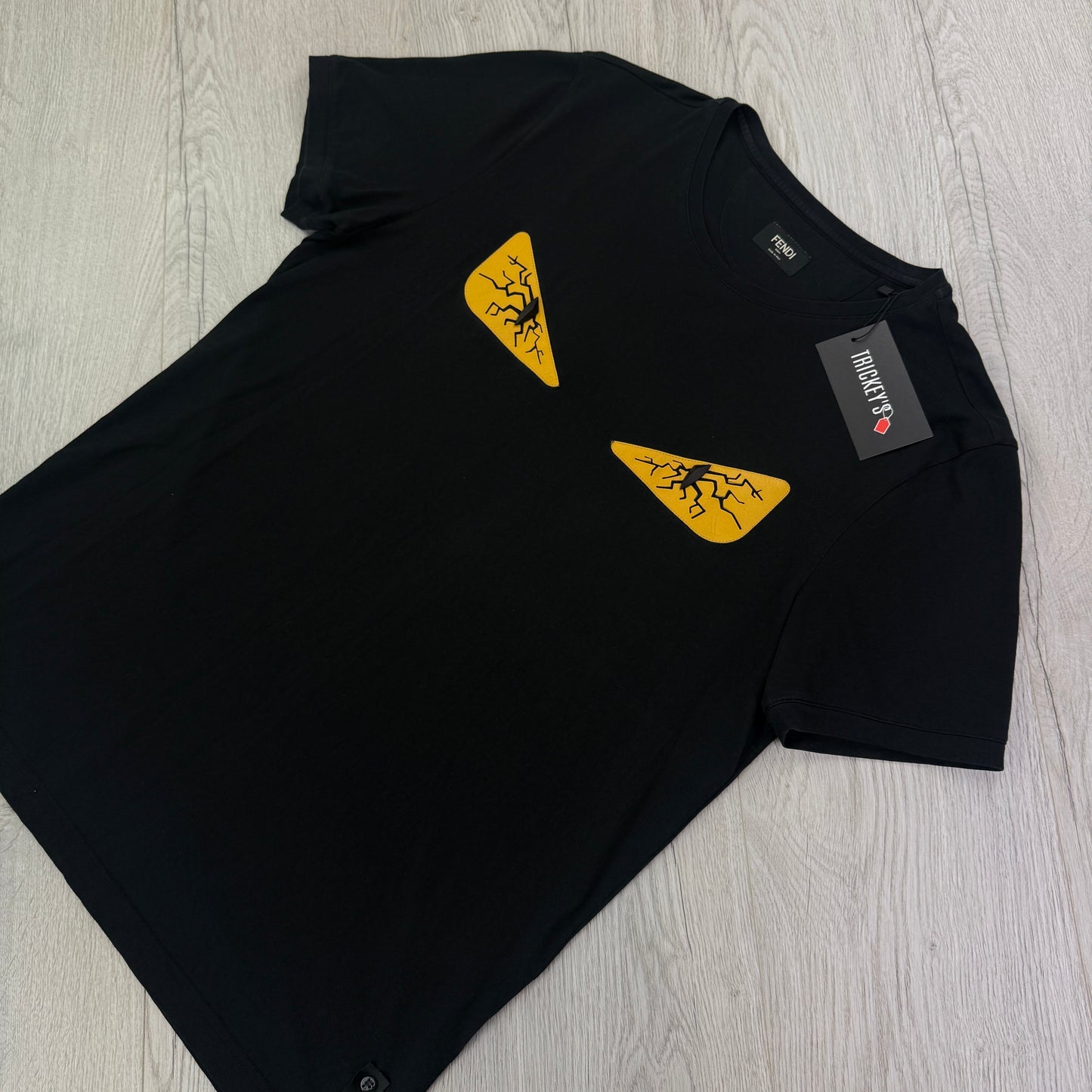 Fendi Men’s Black T-shirt - Large Slim