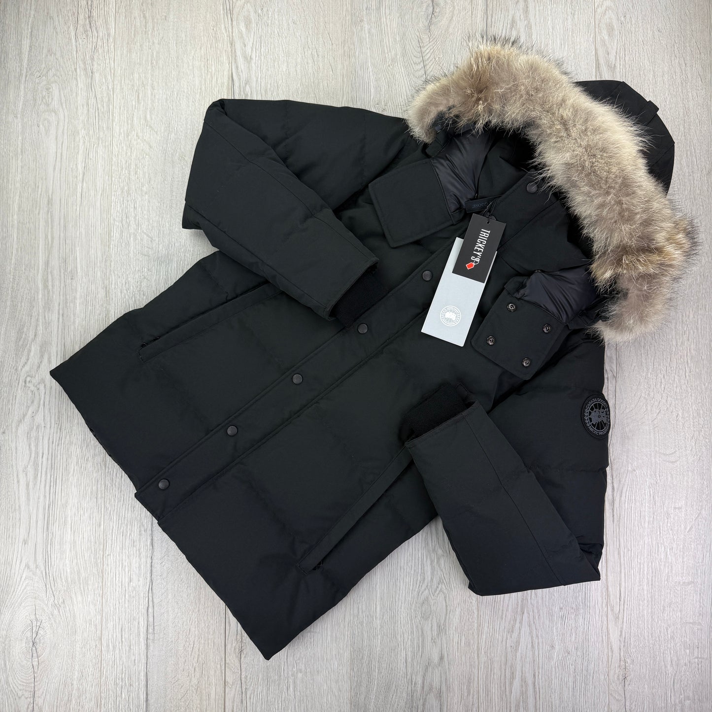 Canada Goose Men’s Black Badge Wyndham Parker Jacket - Medium