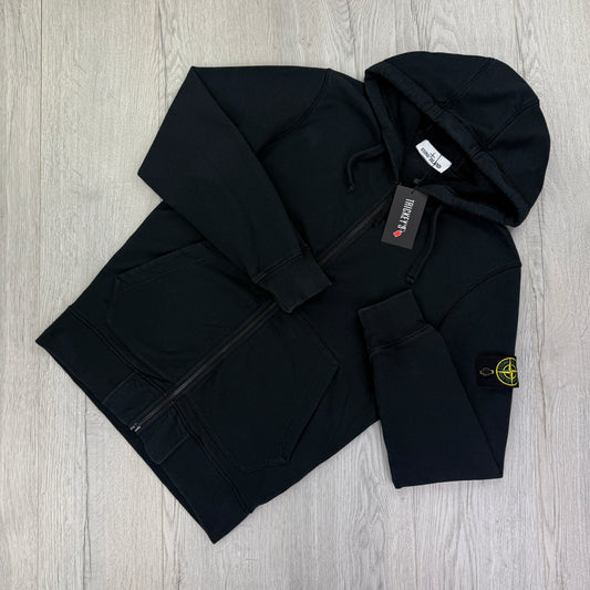 Stone Island Men’s Navy Zip-up Hoodie - Small
