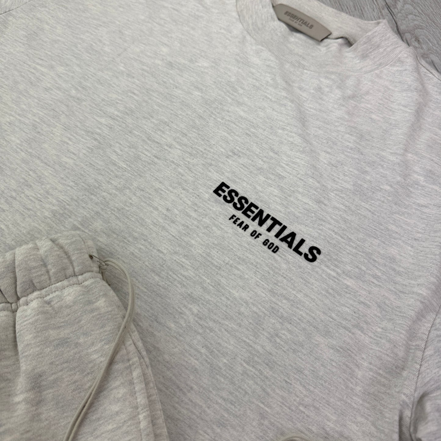 Essentials Men’s Light Oat T shirt and Short Set