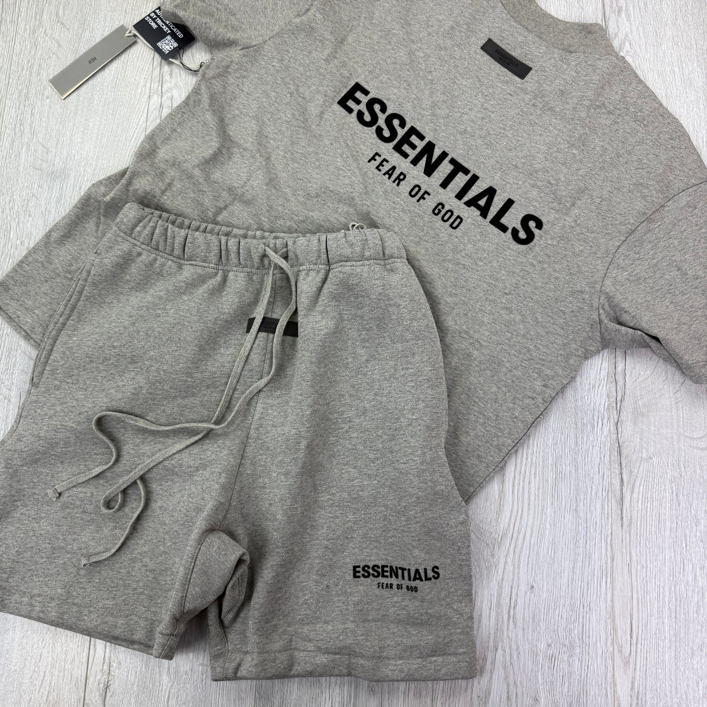 Essentials Men’s Dark Oat T shirt and Short Set