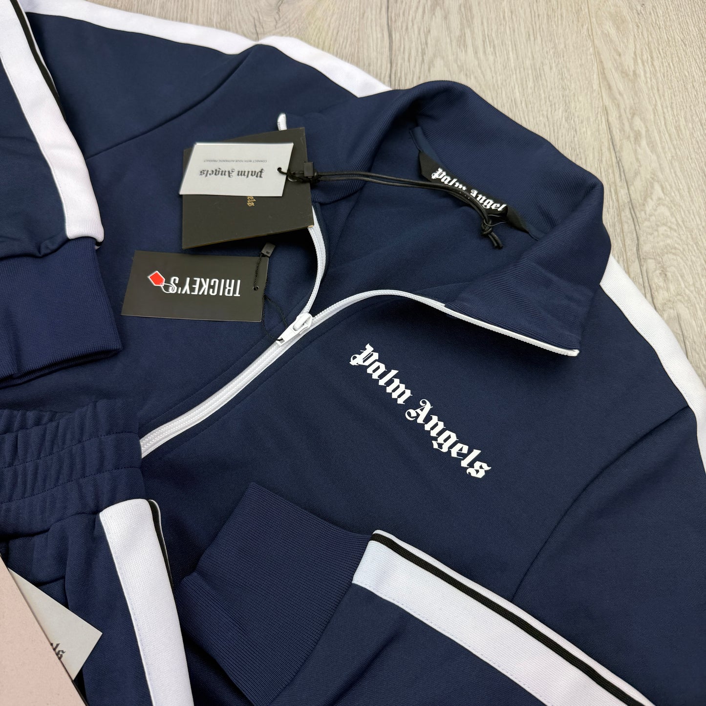 Palm Angels Men’s Navy Track Jacket & Shorts Set