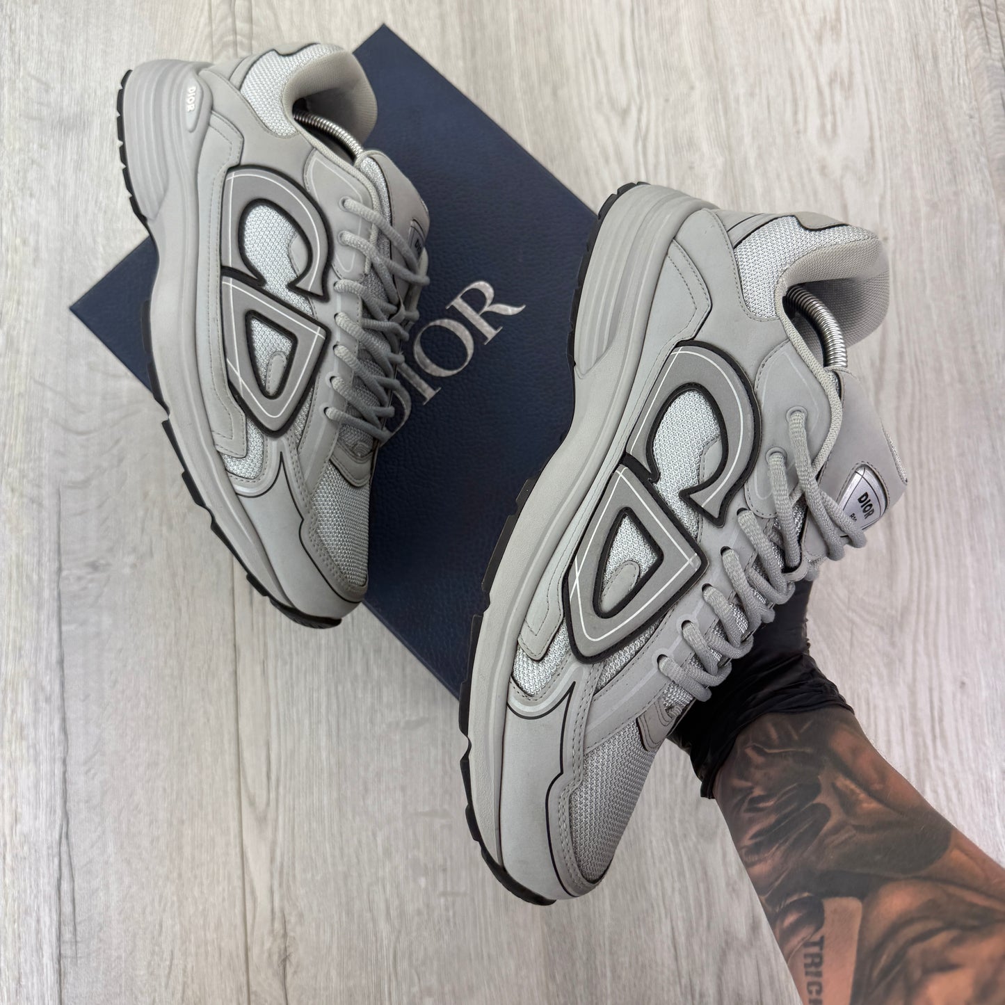 Dior B30 Men’s All Grey Trainers - 45 (Uk 11)