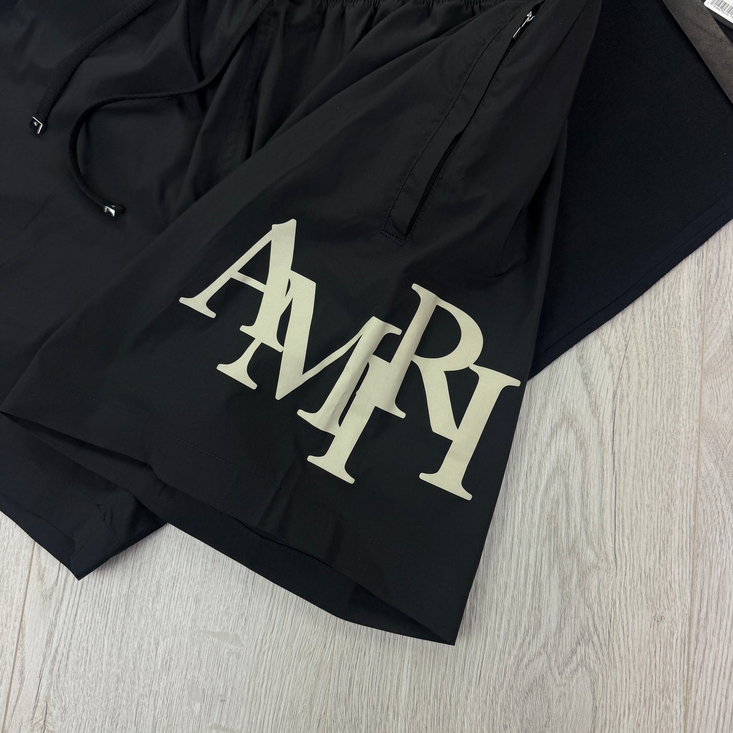 Amiri Men’s White T-shirt & Swim Shorts Set