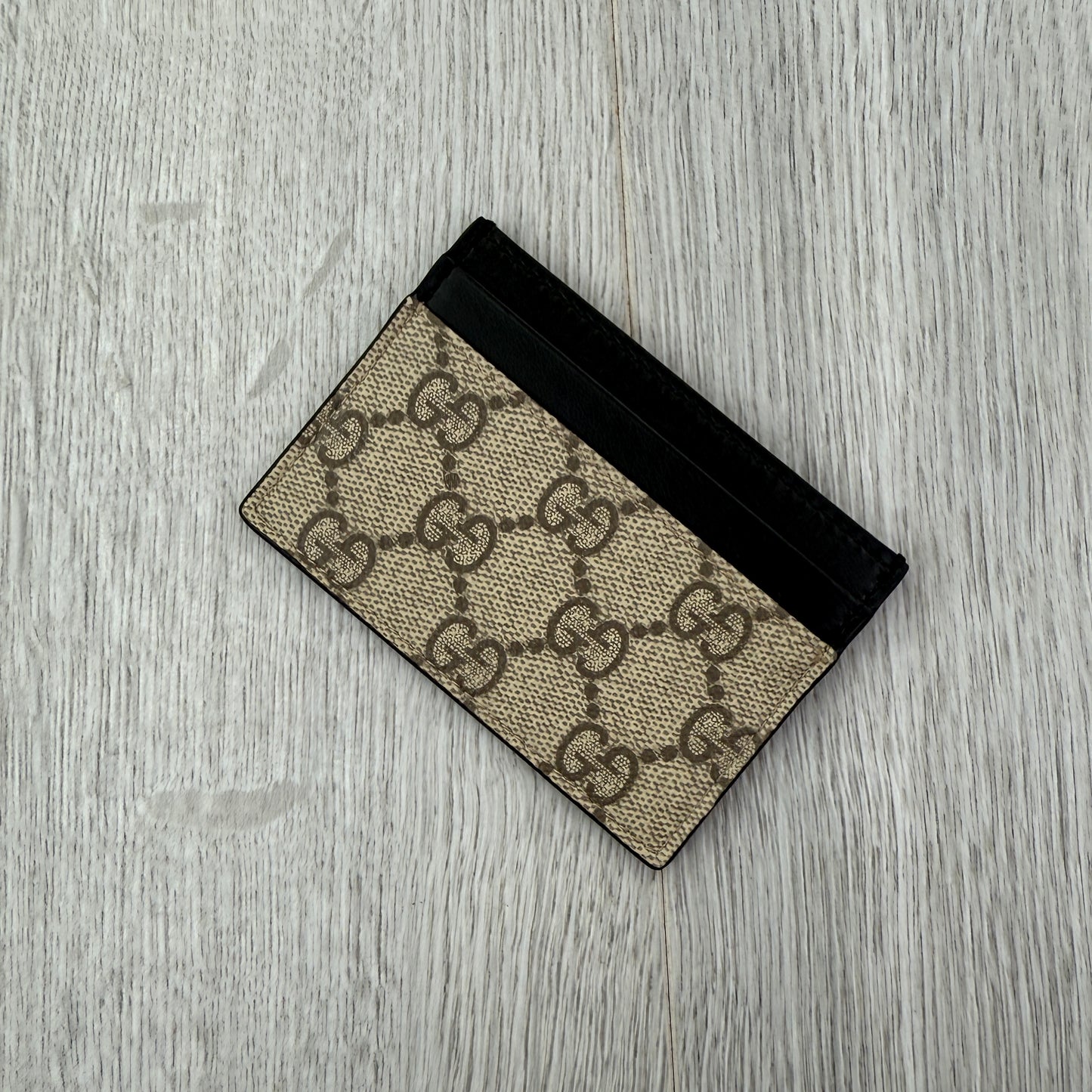 Gucci GG Interlocking Beige Card Holder