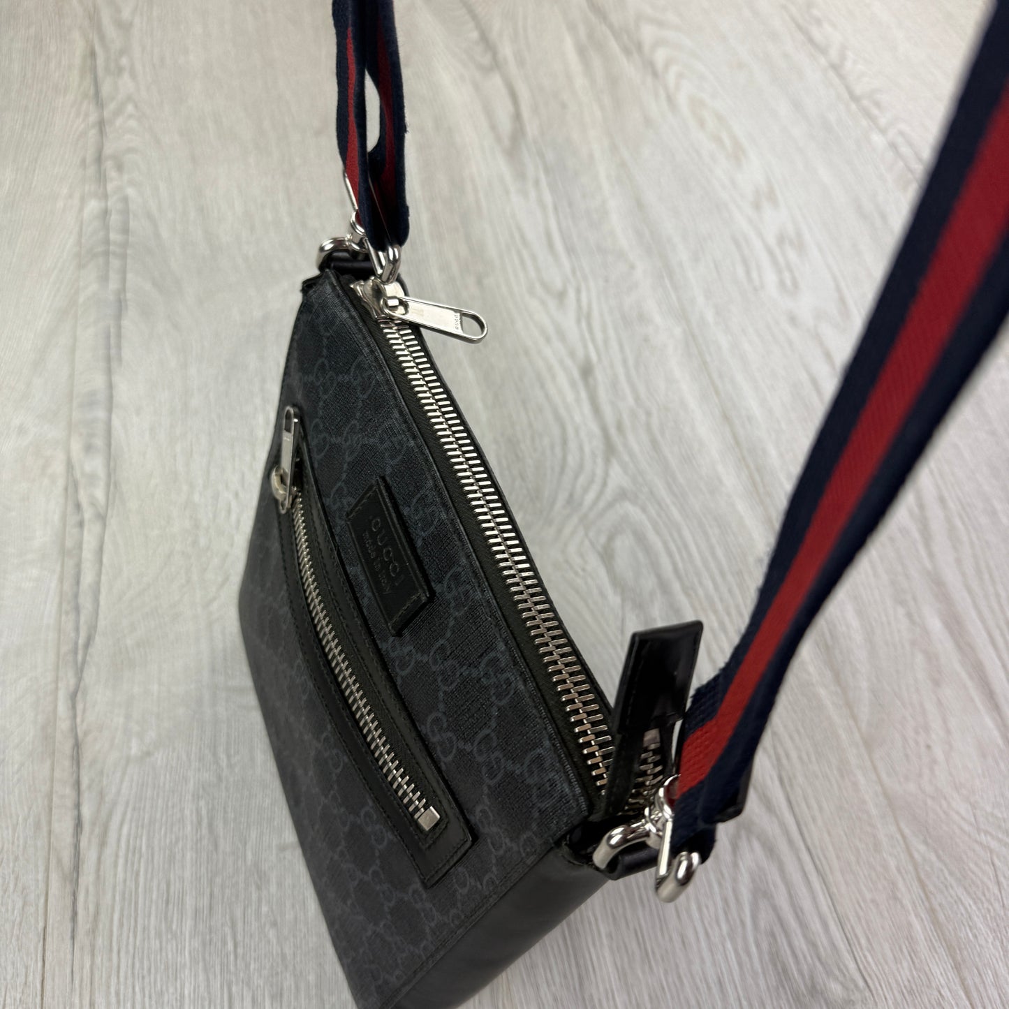 Gucci Messenger Men’s GG Black Small Side Bag