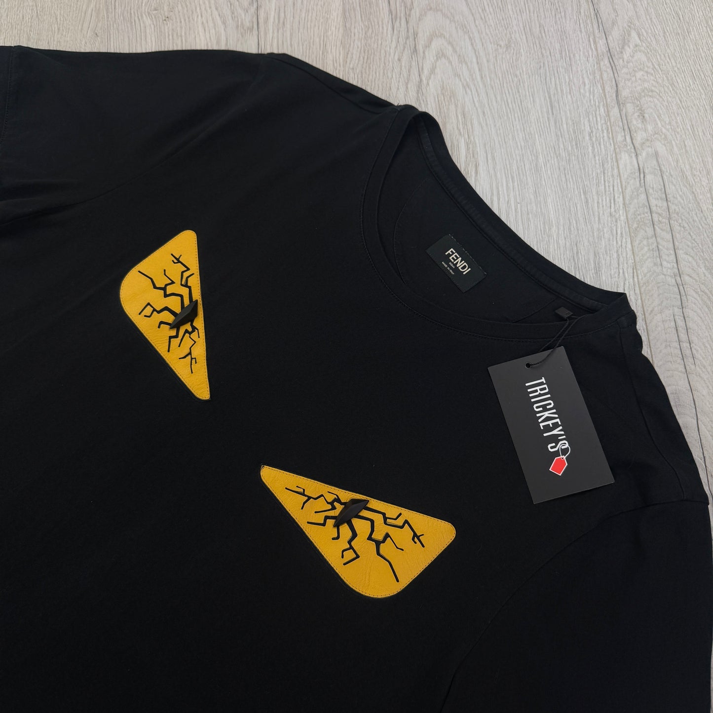 Fendi Men’s Black T-shirt - Large Slim