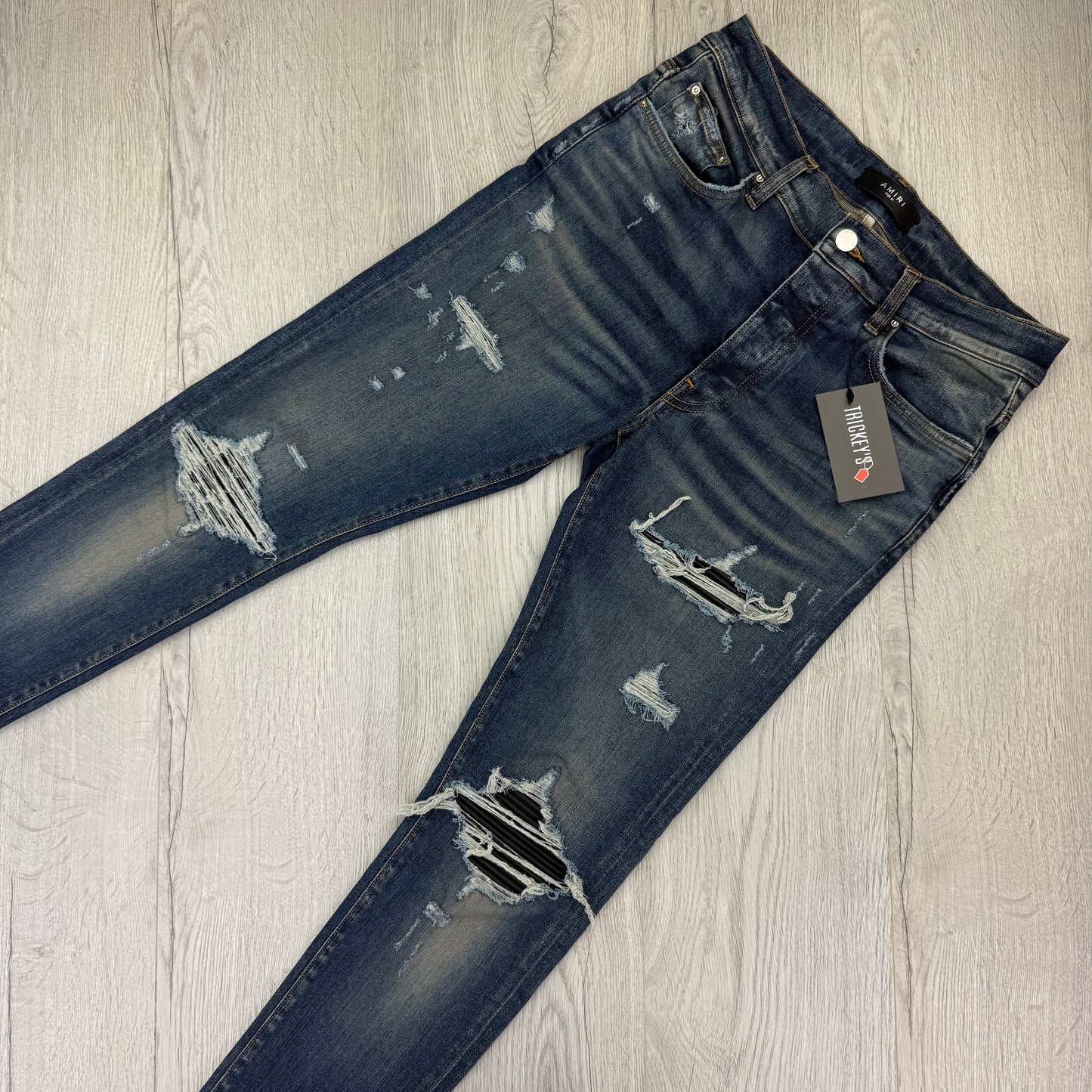 Amiri Men’s MX1 Distressed Jeans - Uk 31