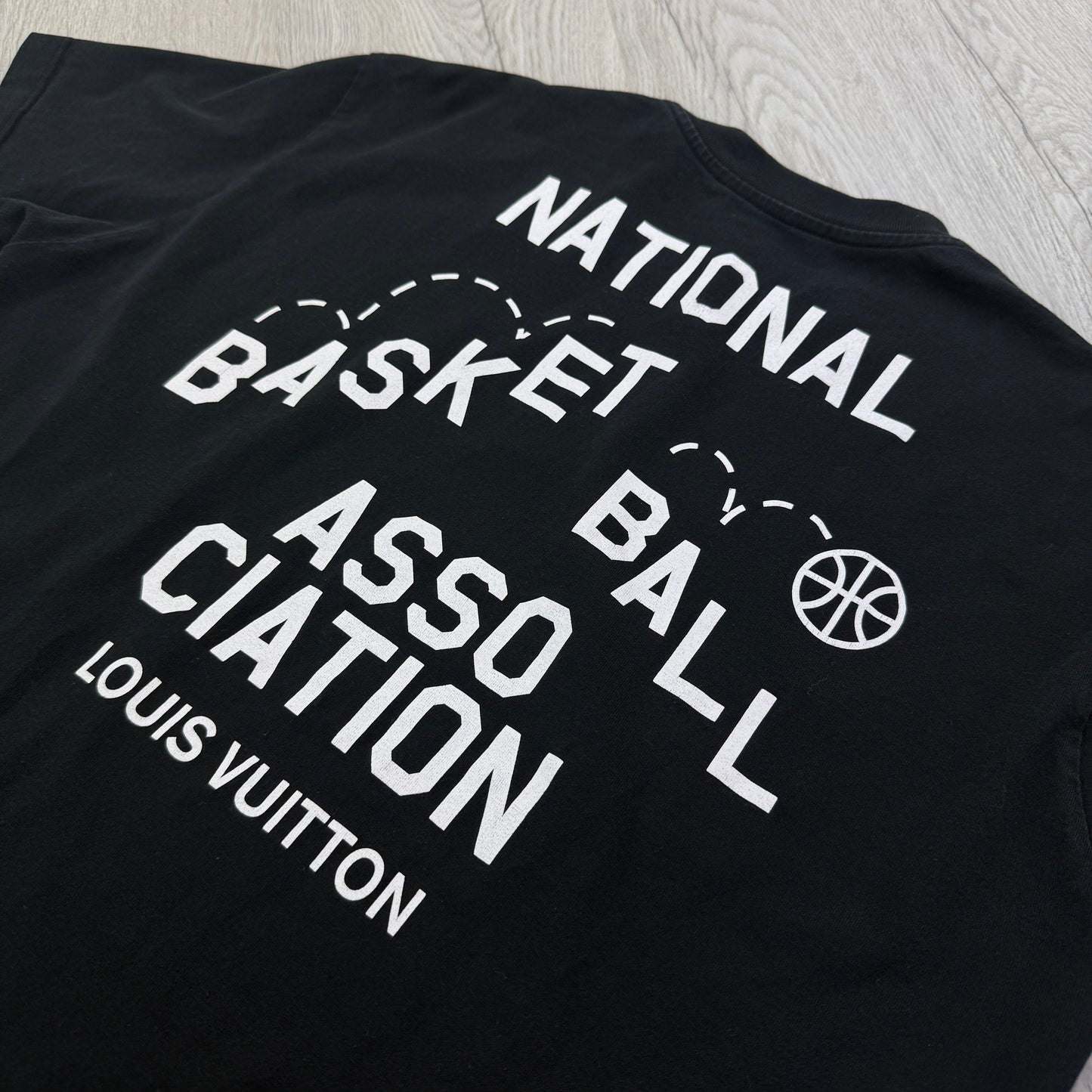 Louis Vuitton x NBA ‘ASSO CIATION’ Black T-shirt - Small