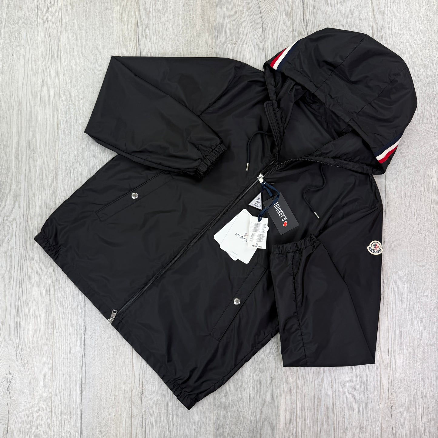 Moncler Men’s Grimpeurs Zip-up Black Windbreaker Jacket - Size 4