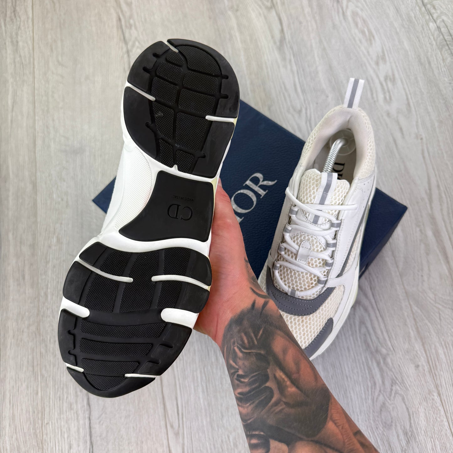 Dior B22 Men’s White Trainers - 44 (Uk 9/9.5)