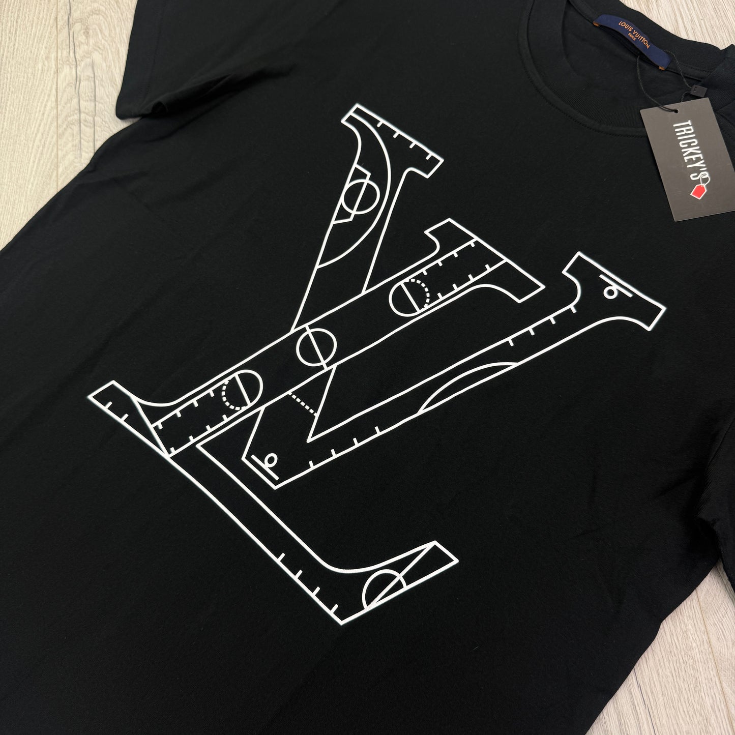 Louis Vuitton x NBA ‘ASSO CIATION’ Black T-shirt - Small