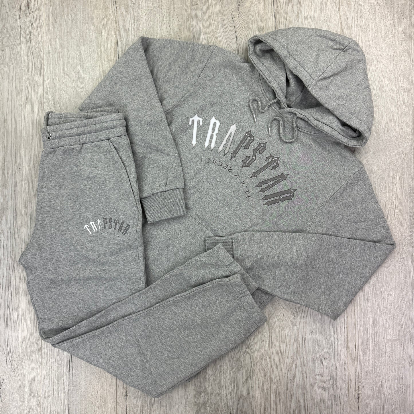 Trapstar Men’s Grey Full Tracksuit - XL