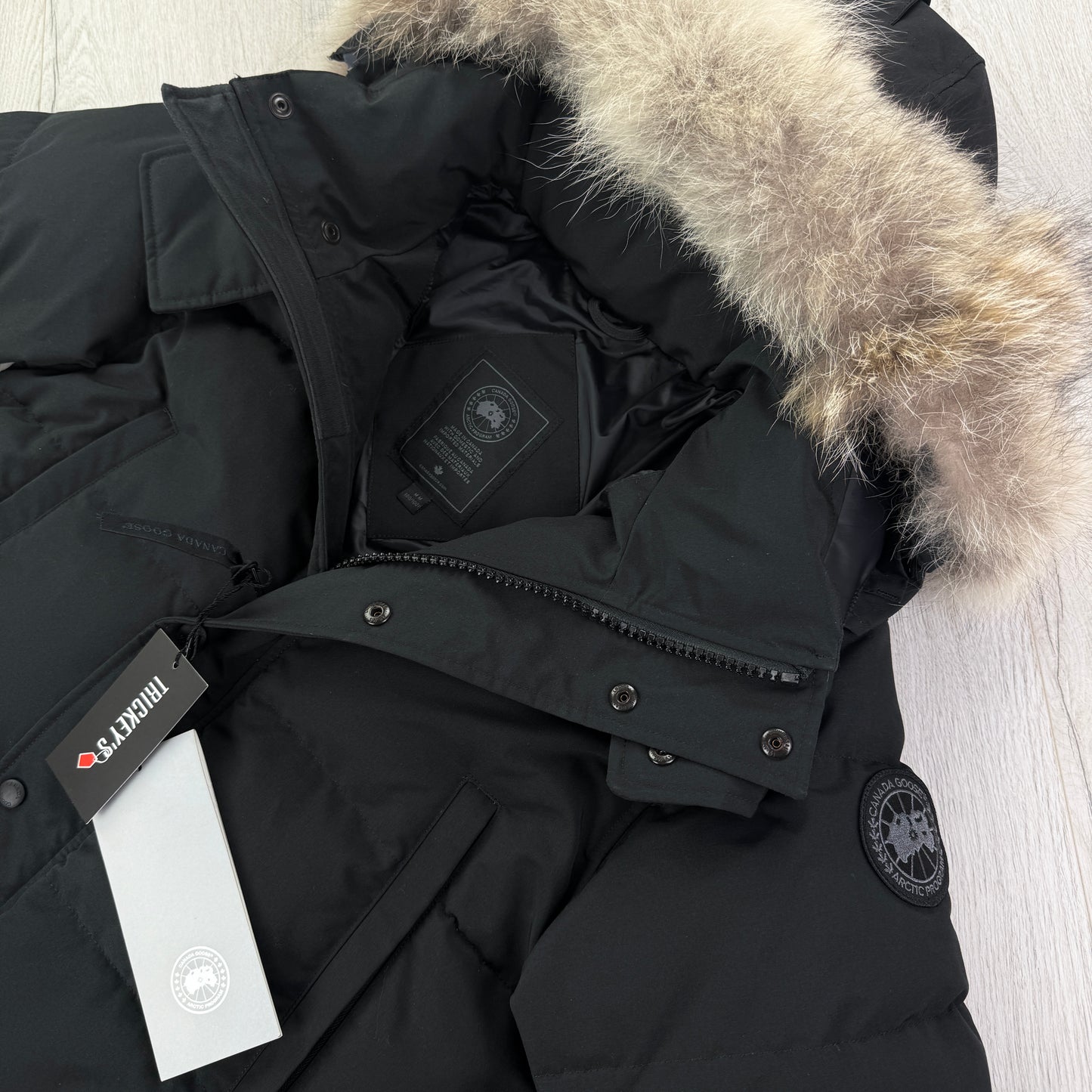 Canada Goose Men’s Black Badge Wyndham Parker Jacket - Medium