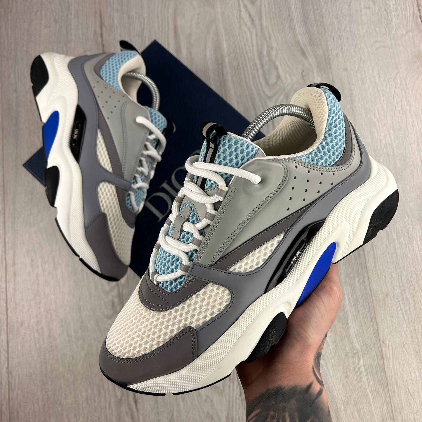 Dior B22 Men’s Baby Blue Runners - 41 (Uk 7)