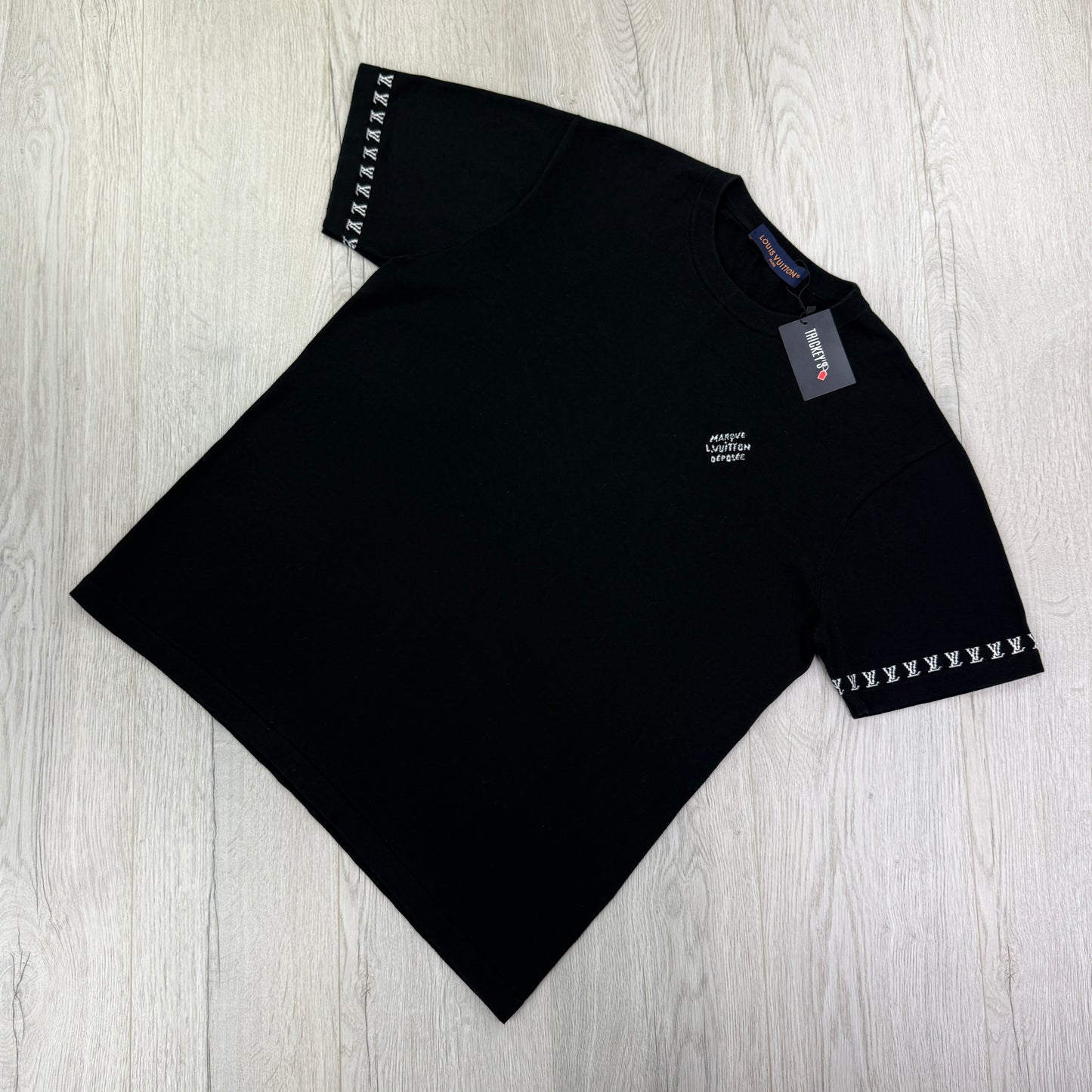 Louis Vuitton Men's Short-Sleeved Cotton Crewneck - XL