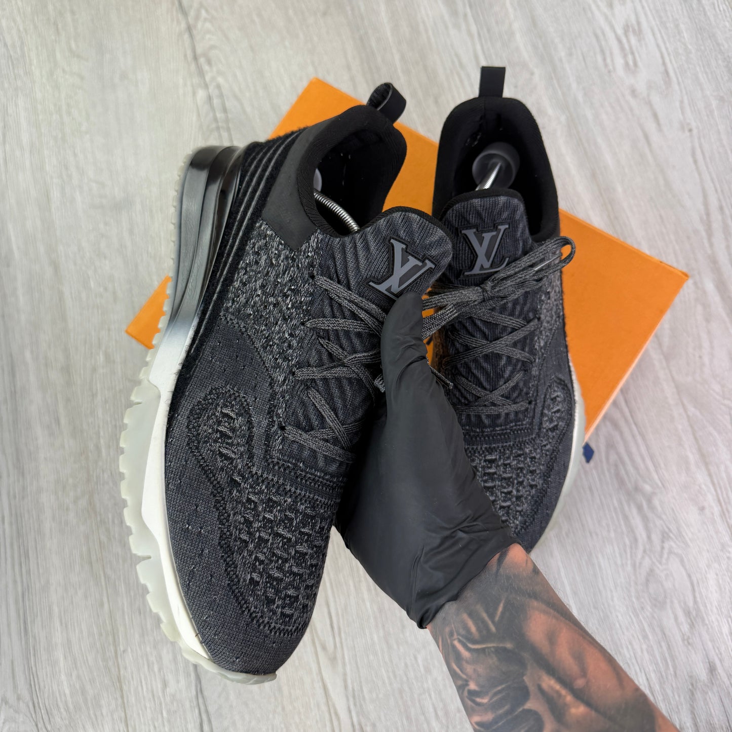 Louis Vuitton Men’s VNR Grey Trainers - Uk 10.5 (Fit 11/11.5)