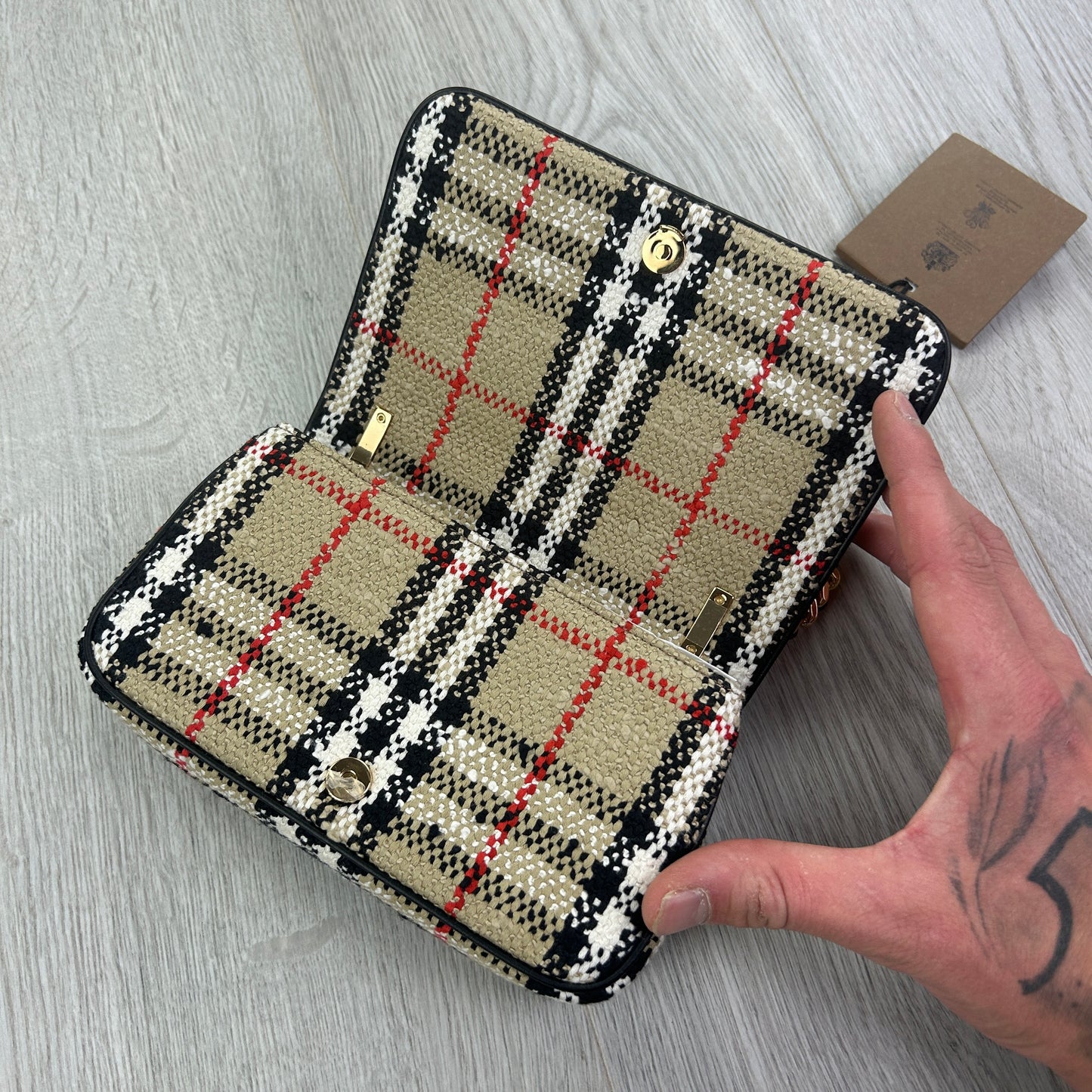 Burberry Women’s Beige Mini Lola Bag