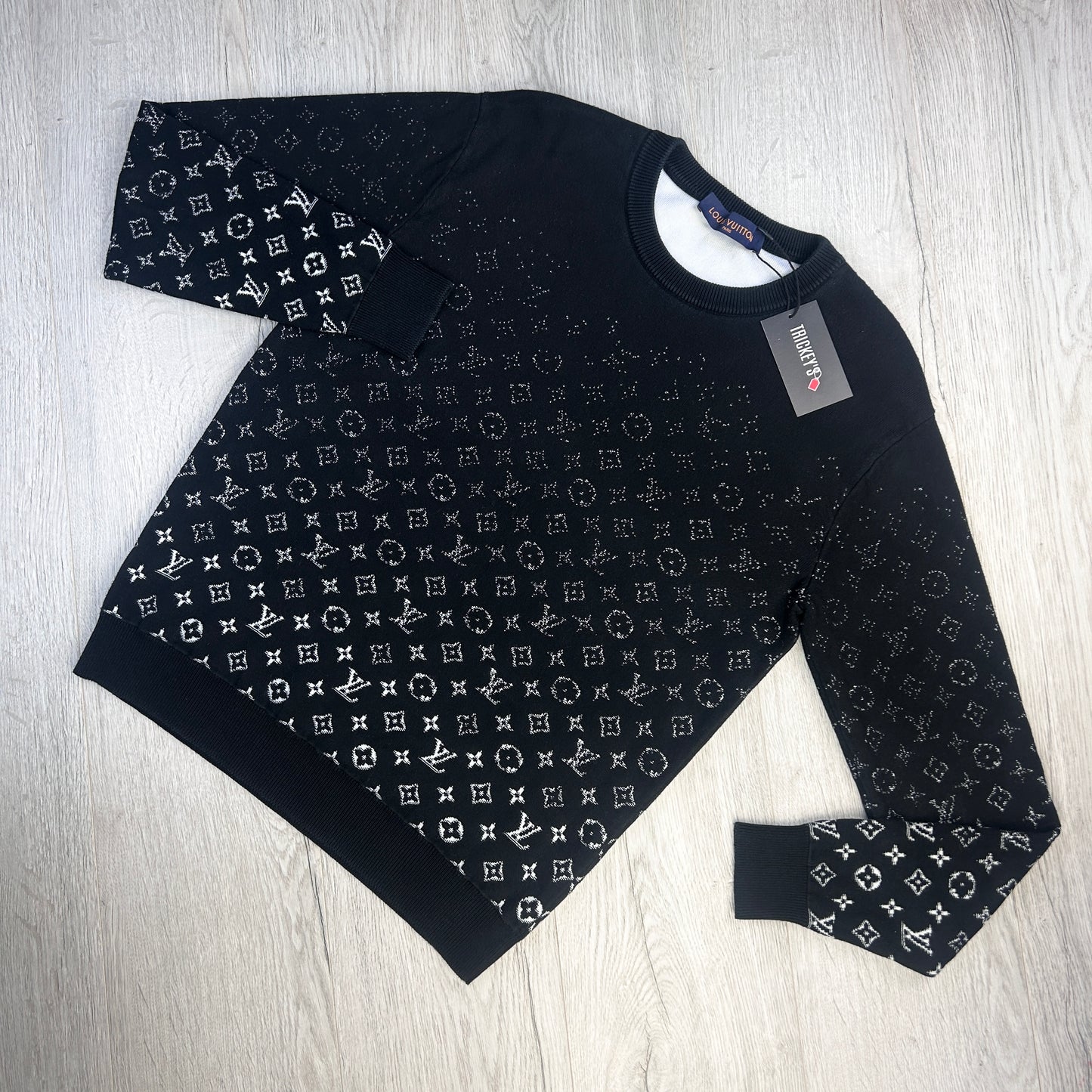 Louis Vuitton Men’s Gradient Monogram Crewneck Jumper