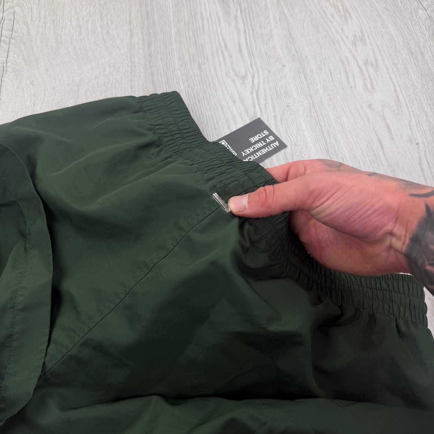 Louis Vuitton Khaki Monogram Swim Shorts - Large