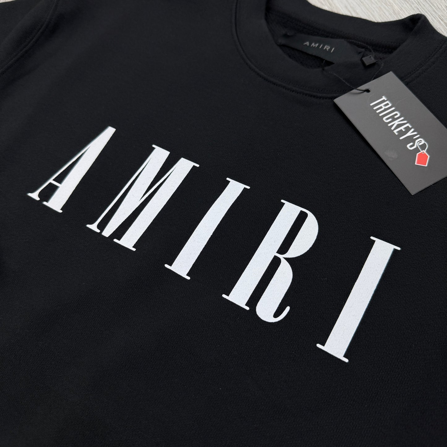 Amiri Men’s Black Crewneck Jumper