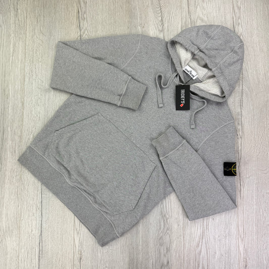 Stone Island Men’s Grey Pullover Hoodie - XL