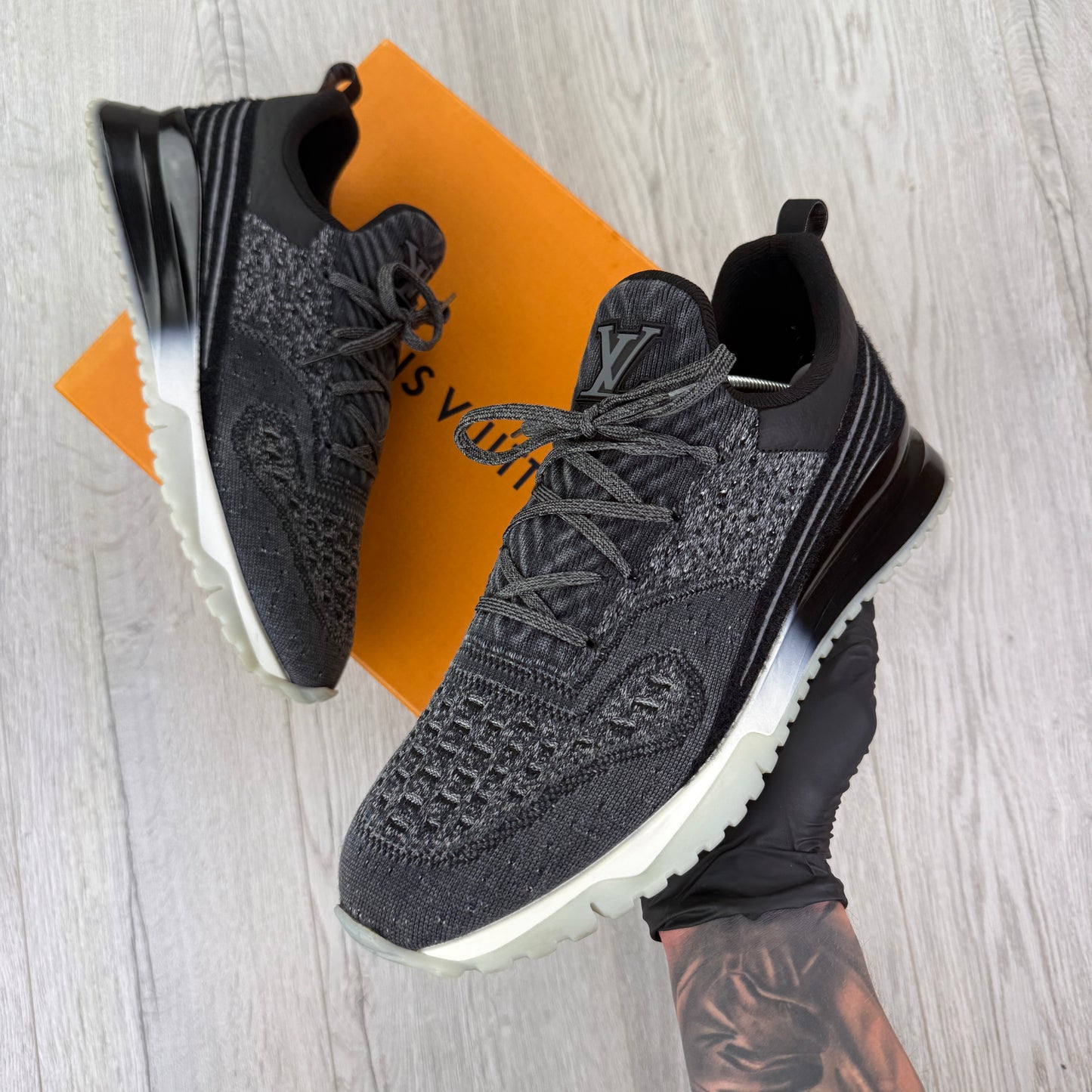 Louis Vuitton Men’s VNR Grey Trainers - Uk 10.5 (Fit 11/11.5)