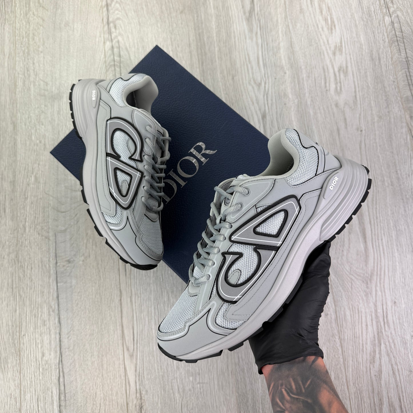 Dior B30 Men’s All Grey Trainers - 43.5 (Fit Uk 9.5)