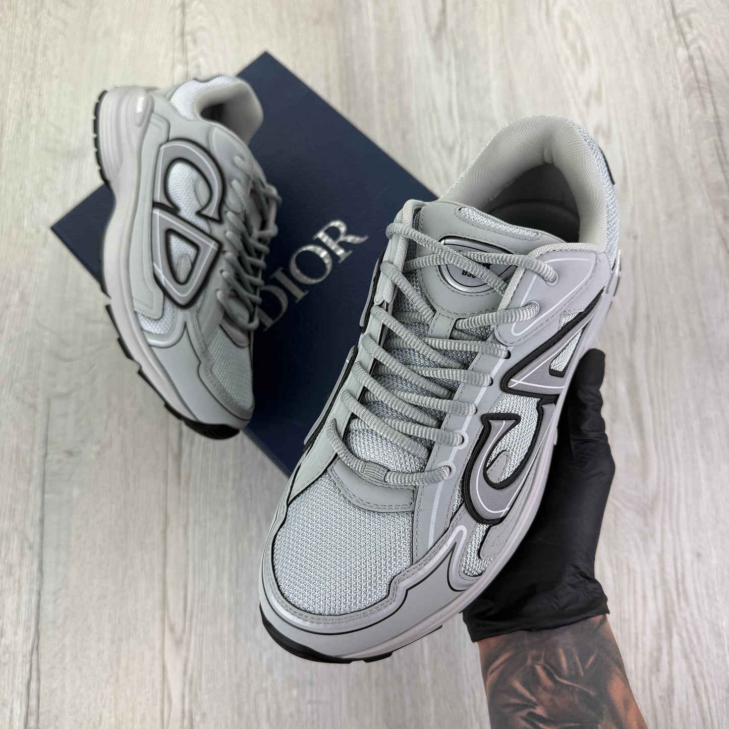 Dior B30 Men’s All Grey Trainers - 43.5 (Fit Uk 9.5)