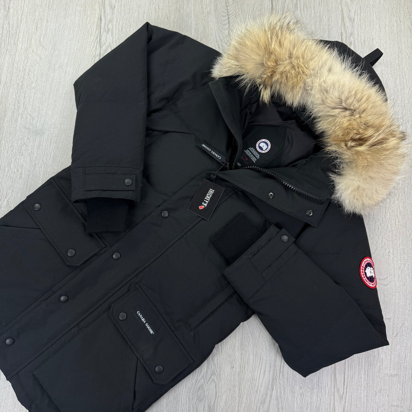 Canada Goose Men’s Black Emory Parker Jacket - XS