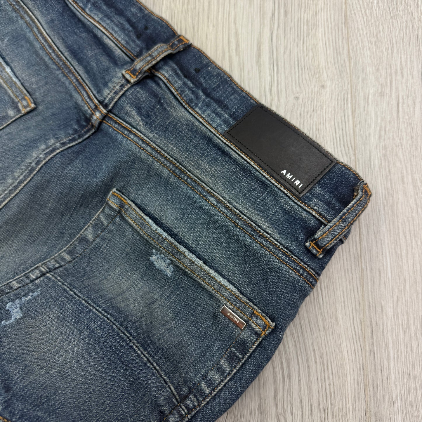 Amiri Men’s MX1 Distressed Jeans - Uk 31