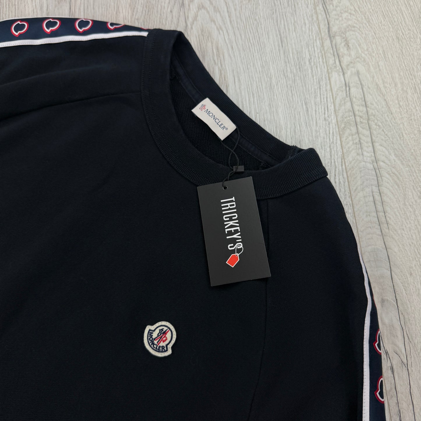 Moncler Maglia Men’s Navy Crewneck Jumper - XL Slim